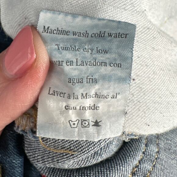 Cello Jeans Blue Ripped Distressed Whiskering‎ Skinny Fit Jeans Size 13 - Picture 5 of 8